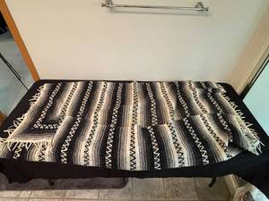 lot 348 image: MAIN - Handcrafted Mexican Blanket