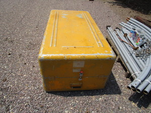 lot 35 image: Alum Military Storage Box 28x54x21