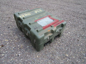 lot 36 image: Poly Military Storage Box 25x33x14