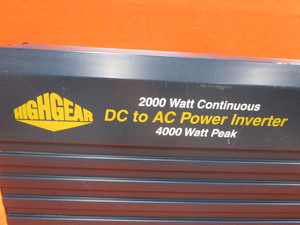 lot 74 image: Cobra Power Inverter