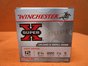 lot 82 image: (5) Boxes 12ga 2 34 5 Shot