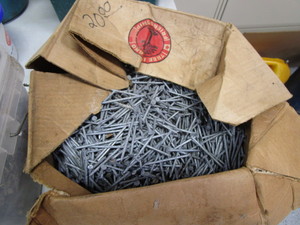 lot 101 image: Misc. Nails, Screws & Hardware