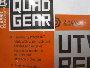 lot 123 image: (New) UTV Bench Seat Cover
