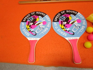lot 135 image: Alum Hockey Sticks, Shin Guards, Badminton Paddles