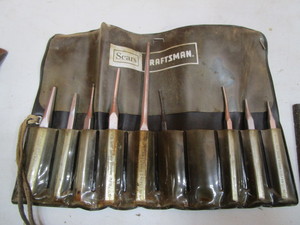 lot 154 image: Screwdrivers, Files, Punches, Chisels