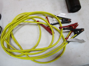 lot 179 image: Electric Chainsaw, Jumper Cables, Sump Pump