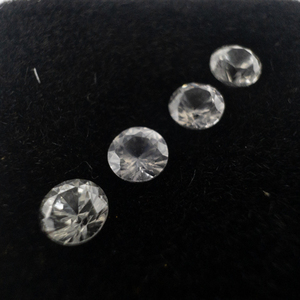 lot 44 image: Group of Four White Sapphires - Replacement Value $130