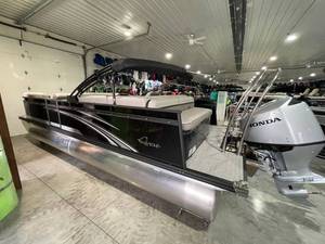 lot 7 image: 2023 Qwest E -Class Lanai LT 22 Pontoon With 115 Honda Motor