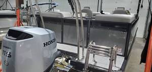 lot 8 image: 2023 Qwest E-Class E822 RLS LTZ  Pontoon Boat With 115 Honda Motor