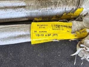 lot 34 image: Ready Rod 12 x13 x 6 Long