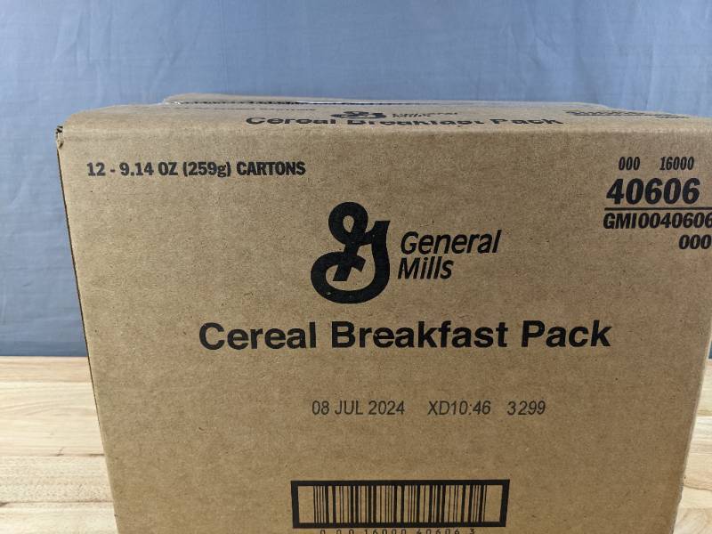 lot 46B image: Brand New Case of 12 General Mills Cereal Breakfast 8-Packs $61.92 Retail L