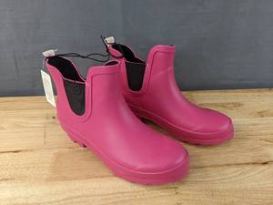 lot 125 image: Rain Ankle Boots Shoes Womens Size 8 Pink L