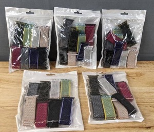 lot 67 image: Brand New (40) Watch Bands 42mm44mm Size, Various Colors N