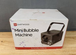 lot 105 image: Brand New Dartwood Mini Bubble Machine N