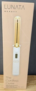 lot 16 image: Lunata Beauty The Cordless Curler 2-in-1 Curling Iron and Wand N