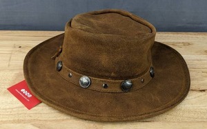 lot 25D image: Brand New Minnetonka The Outback Buffalo Nickel Brown Hat Unisex Medium $67.95 Retail N