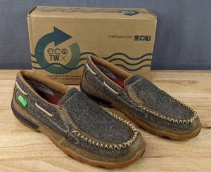 lot 48 image: Brand New Twisted X Slip On Driving Moccasin Womens Size 8 Dust N