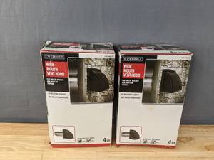 lot 52 image: Lot of 2 New Everbilt Wide Mouth Vent Hoods M
