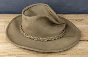 lot 50D image: New Minnetonka The Outback Tan Hat Unisex XL $64.95 Retail N