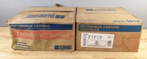 lot 149 image: (16) Pittsburgh Corning Thinline Series Glass Blocks M