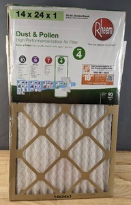 lot 186 image: Brand New Rheem Air Filter FPR4 14x24x1 V
