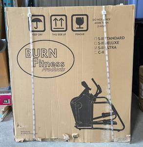 lot 3 image: Brand New Burn Fitness S-II Ultra Elliptical $699 Retail N