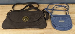 lot 86B image: New Baggallini Crossbody Blue and Brown Handbags E