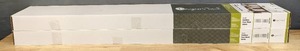 lot 63A image: 2 Brand New Designers Touch 2 Cordless Faux Wood Blinds S