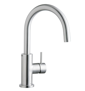 lot 13 image: New Elkay LK7921SSS Allure Single Hole Kitchen Faucet with Lever Handle, Satin Stainless Steel $399.99 Retail V