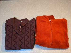 lot 431 image: Focus Brown Blouse Studio Works Rust Pullover Hoodie Womens Size Large P