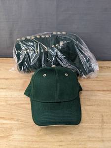 lot 33E image: 60 Brand New Advantage Series Ltd. Green Hats OSFM A