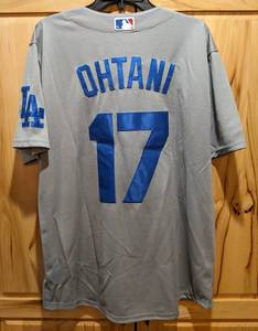 lot 25B image: Brand New Nike Los Angeles Dodgers Shohei Ohtani #17 MLB Baseball Jersey Mens Size Large I