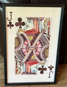 lot 6 image: Framed Jack Club Card