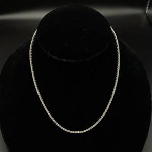 5 Carat Diamond Classic Tennis Chain Necklace in 14k White Gold $7,999 Retail