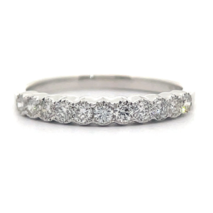 NEW 0.40 Carat Designer Adrianna Papell Diamond Ring in 14k White Gold w GSI Report VIDEO