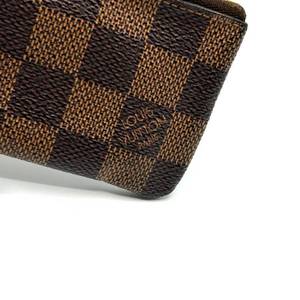 Louis Vuitton Damier Ebene Coin Purse  Key Pouch Authentic $350 Retail