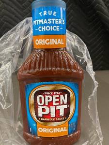 lot 7 image: 2 Back - Open Pit Barbecue Sauce Original 18 Oz - 4 Pack