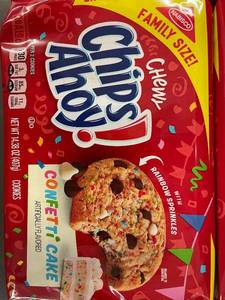 lot 8 image: Chips Ahoy Chewy Confetti Cake Cookies - 3 Family Size Packs