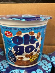 lot 11 image: 2 Back - Post Cocoa Pebbles Cereal & Milk Cups - Lot of 12