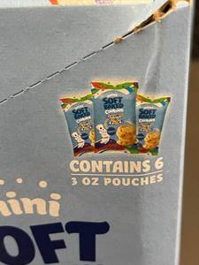 lot 27 image: AK 4 - Lot of 3 Pillsbury Mini Soft Baked Cinnamon Toast Crunch Cookies