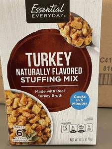 lot 40 image: Essential Everyday Turkey Naturally Flavored Stuffing Mix Lot - 12 Pack