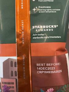 lot 212 image: Lot of 3 Starbucks Pike Place Ground Coffee 12oz Packs