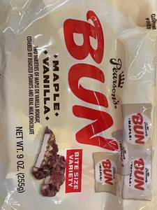 lot 219 image: Lot of 3 Pearsons Bun Maple & Vanilla Bite Size Variety 9 oz Bags