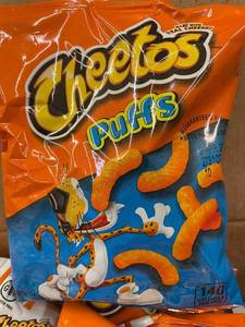 lot 243 image: Case of Cheetos Puffs - 40 Count