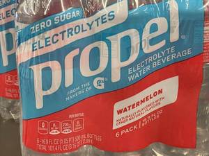 lot 364 image: Propel Watermelon Electrolyte Water Beverage - 6 Pack