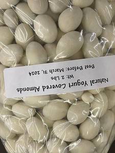 lot 389 image: Natural Yogurt Covered Almonds - 2 Bags, 2 Lbs Each