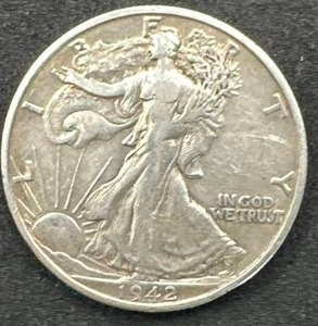 1942 Standing Liberty Half Dollar