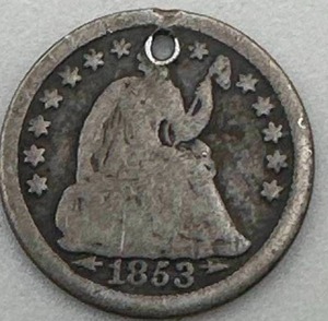 1853-O Liberty Seated Half Dime