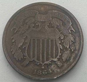 1964 Two Cent Piece