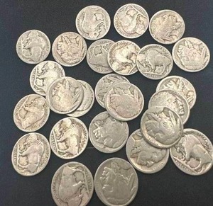 Lot of 25 Buffalo Nickels